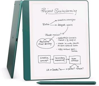 Amazon Kindle Scribe 2024 64GB Premium Pen, jade, BEZ REKLAM