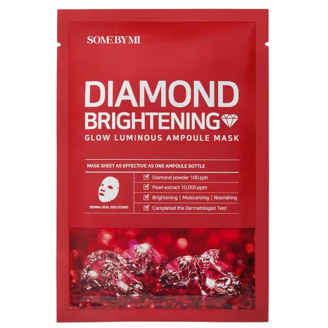 Some By Mi Pleťová maska Diamond Brightening Glow Luminous Ampoule Mask 25 g