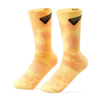 TYR Ponožky TYR Ethos Dyed Crew - Fire A45082-937