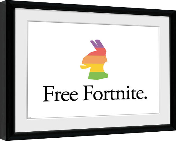 GB EYE Obraz na zeď - Fortnite - Free Fortnite, 44.2 × 34 cm