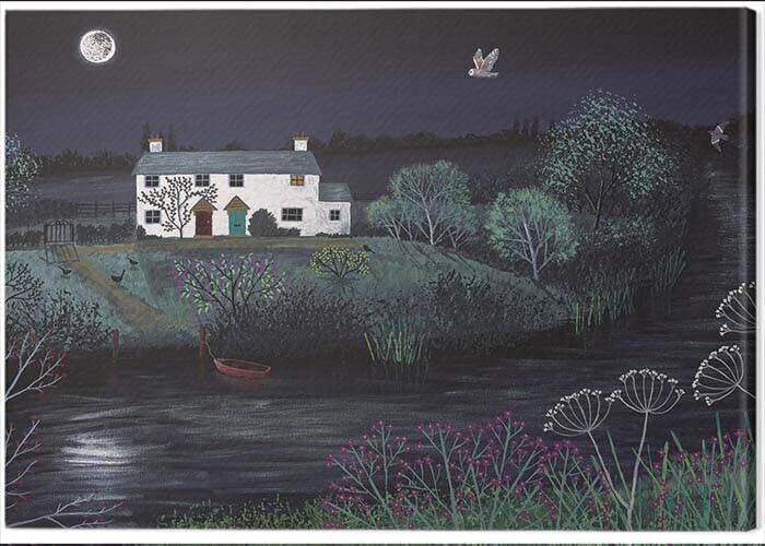 PYRAMID Obraz na plátně Jo Grundy - Moon River, 2 - 80×60 cm