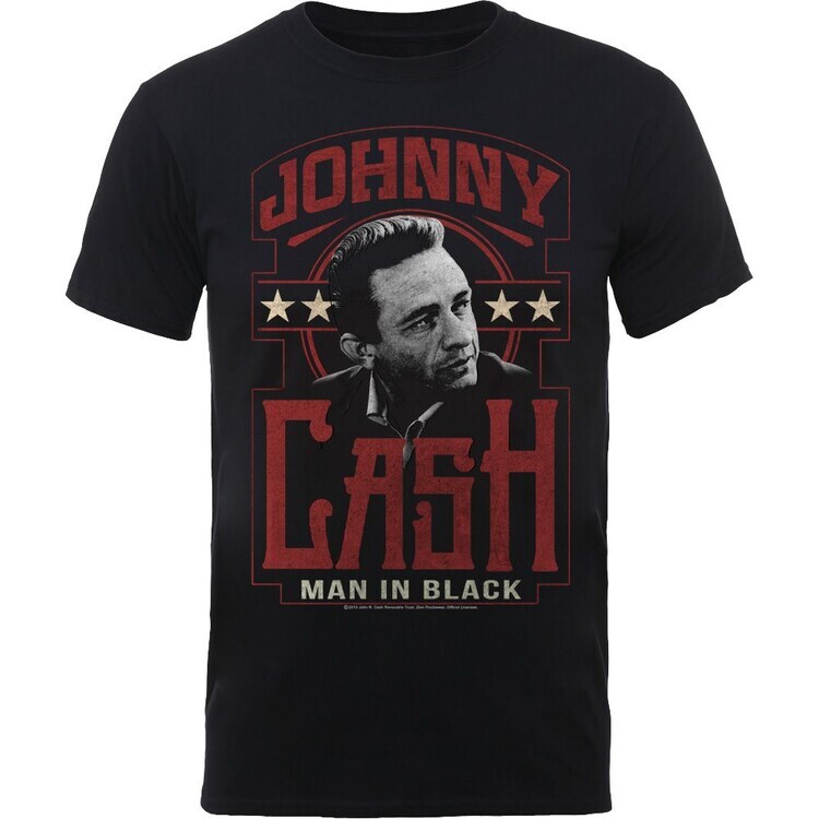 ROCKOFF Tričko Johnny Cash - Man in Black, S
