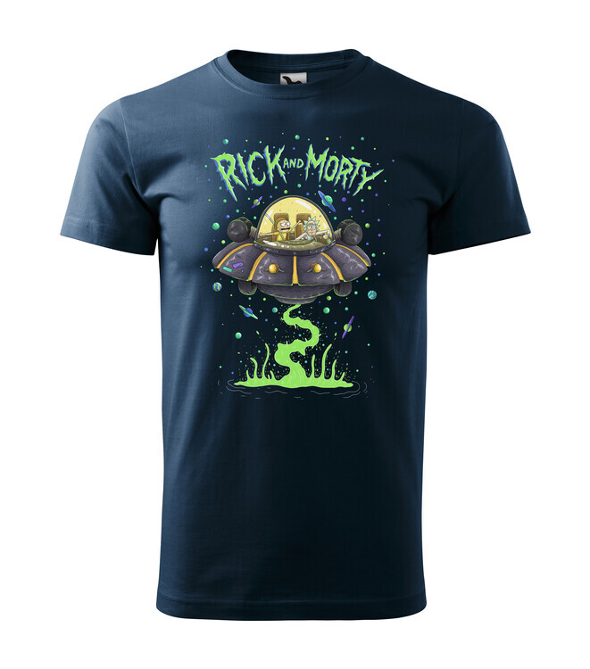 Europosters Tričko Rick and Morty in a Space Shuttle, XXL