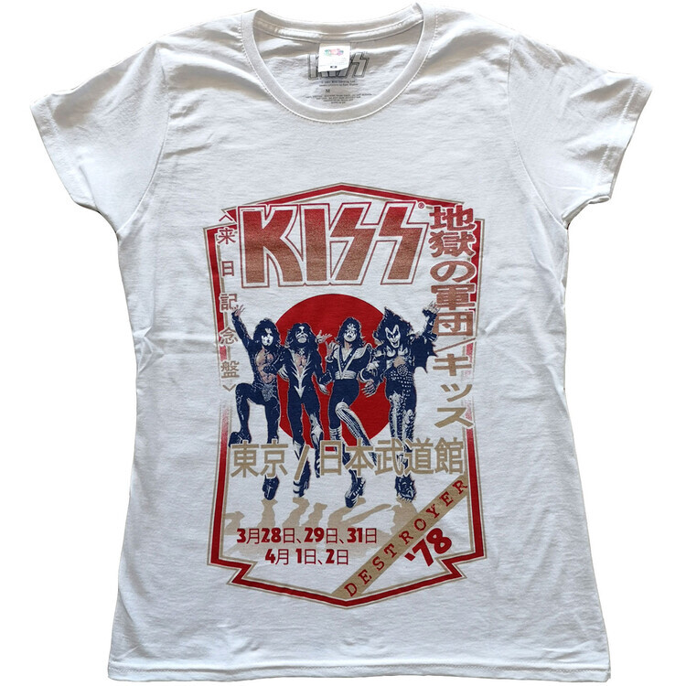 ROCKOFF Tričko Kiss - Destroyer Tour 78, L