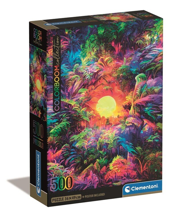 CLEMENTONI Puzzle Psychedelic Jungle, 500 ks