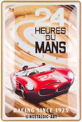 Postershop Plechová cedule 24h Le Mans - Circuit, 20 x 30 cm