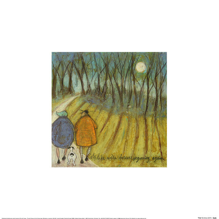 PYRAMID Umělecký tisk Sam Toft - It'S Like We'Re Forever Beginning Again, 30 × 30 cm