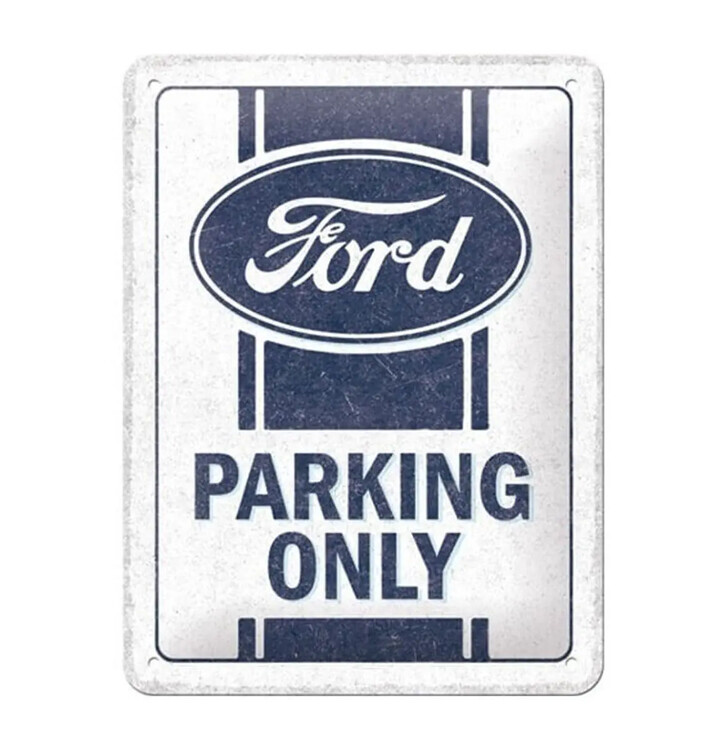 Nekupto Plechová cedule Ford - Parking Only, 15 x 20 cm