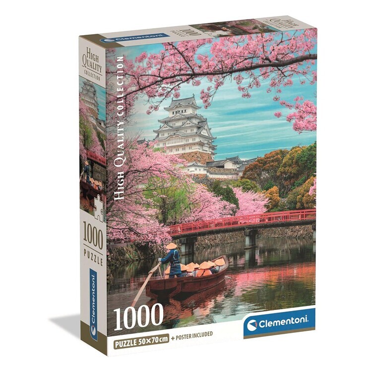 CLEMENTONI Puzzle Himeji Castle in Spring, 1000 ks
