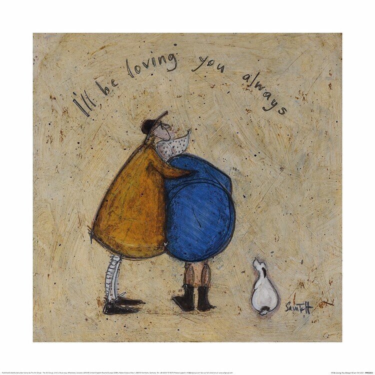 PYRAMID Umělecký tisk Sam Toft - I'll Be Loving You Always, 40 × 40 cm