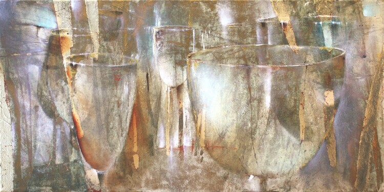 Annette Schmucker Plakát, Obraz - Light game II, Annette Schmucker, 40 × 20 cm