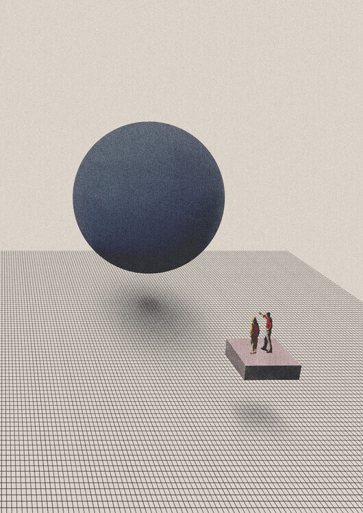 Maarten Léon Plakát, Obraz - Our own world, Maarten Léon, 30 × 40 cm