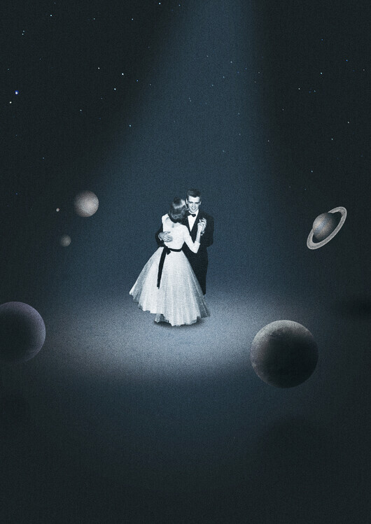 Maarten Léon Plakát, Obraz - Center of the universe, Maarten Léon, 30 × 40 cm