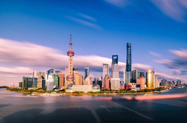 Wei (David) Dai Plakát, Obraz - Shanghai skylines, Wei (David) Dai, 40 × 26.7 cm