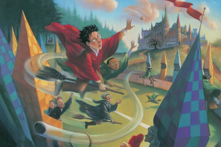 Europosters Plakát, Obraz - Harry Potter - Quidditch, 40 × 26.7 cm