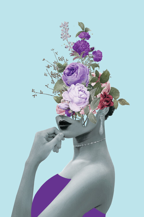 MadKat Plakát, Obraz - my flower, MadKat, 26.7 × 40 cm