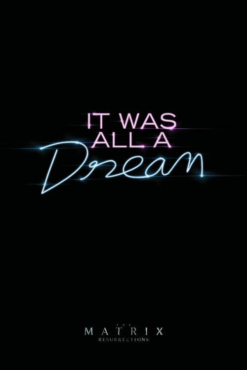 Europosters Plakát, Obraz - Matrix 4 - It was all a dream, 26.7 × 40 cm