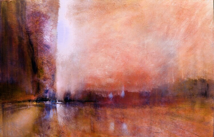 Annette Schmucker Plakát, Obraz - look to the west - red horizons, Annette Schmucker, 40 × 26.7 cm