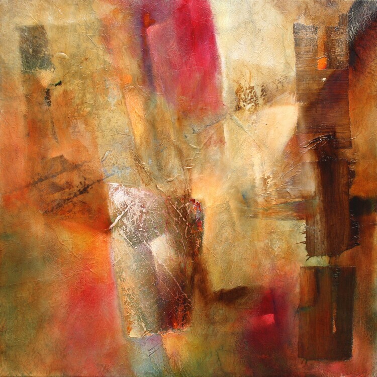 Annette Schmucker Plakát, Obraz - abstract fantasy, Annette Schmucker, 40 × 40 cm