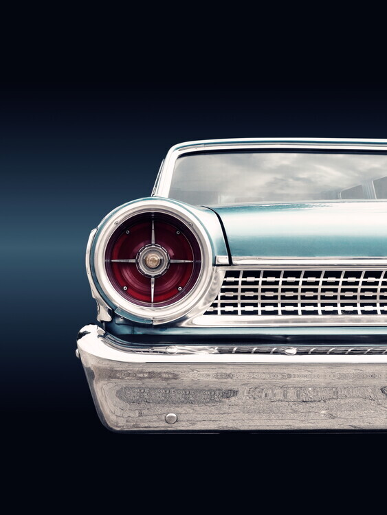 Beate Gube Plakát, Obraz - US classic car 1963 Galaxie, Beate Gube, 30 × 40 cm