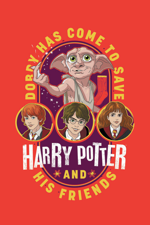 Europosters Plakát, Obraz - Harry Potter - Dobby has come to save, 26.7 × 40 cm