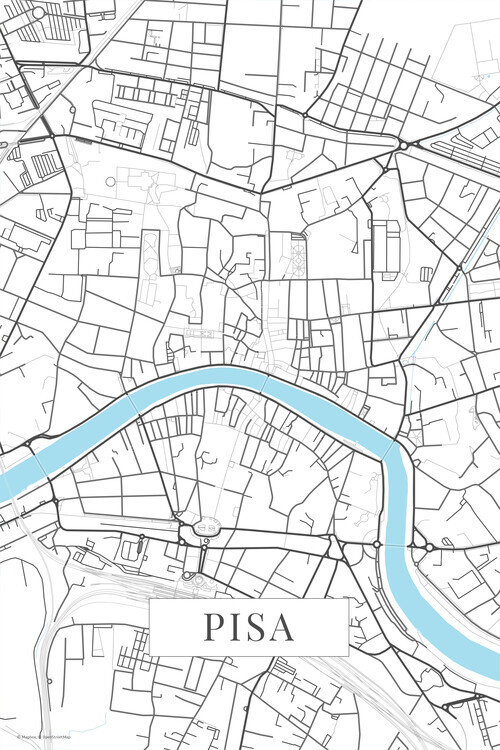 Europosters Plakát, Obraz - Pisa white, 26.7 × 40 cm