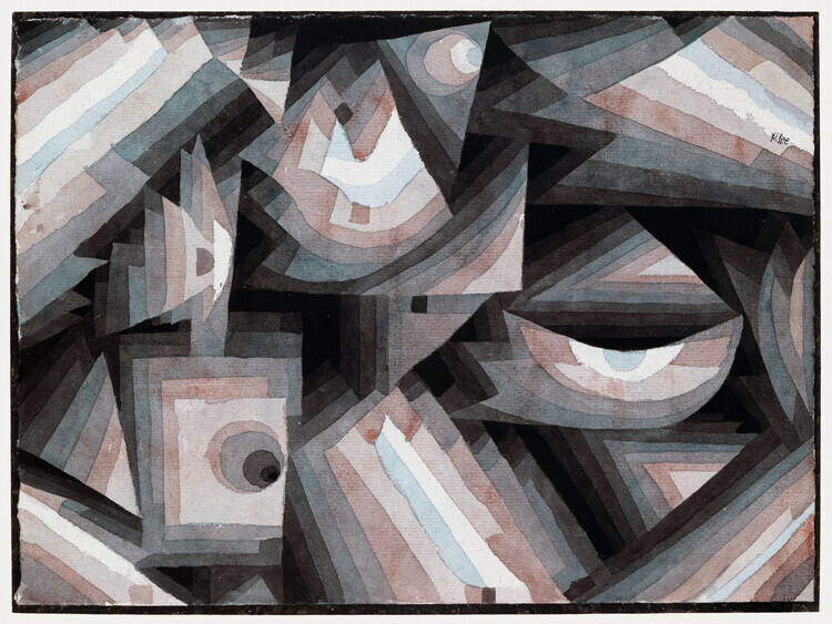 Paul Klee Plakát, Obraz - Crystal gradation, Paul Klee, 40 × 30 cm