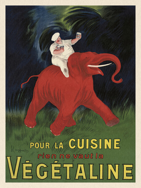 Leonetto Cappiello Plakát, Obraz - Vegan, Leonetto Cappiello, 30 × 40 cm