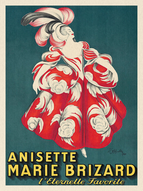 Leonetto Cappiello Plakát, Obraz - Anisette Marie Brizard, Leonetto Cappiello, 30 × 40 cm
