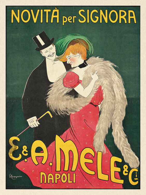 Leonetto Cappiello Plakát, Obraz - E & A Mele & Ci, Leonetto Cappiello, 30 × 40 cm