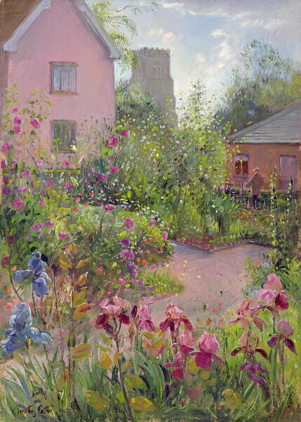 Easton, Timothy Plakát, Obraz - Herb Garden at Noon, Easton, Timothy, 30 × 40 cm
