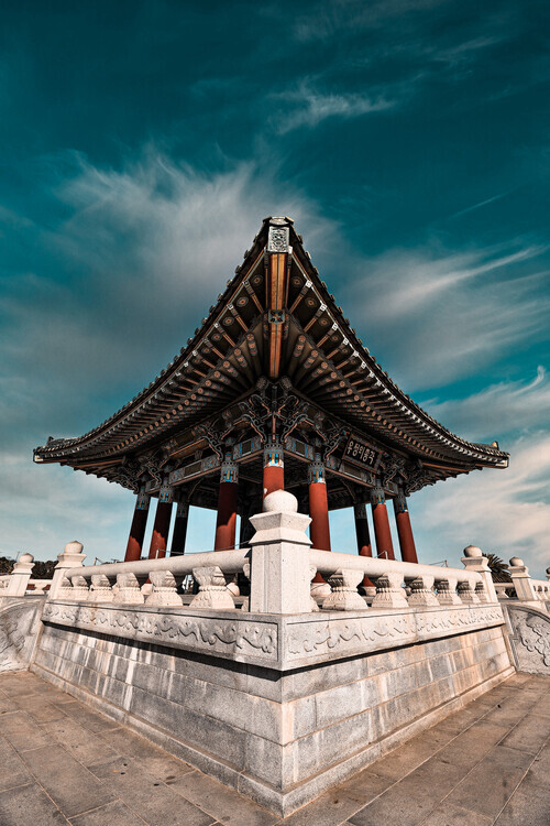 Korean Temple Pirouz Plakát, Obraz - Korean Temple, Korean Temple Pirouz, 26.7 × 40 cm