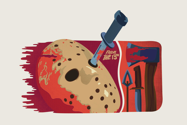 Europosters Plakát, Obraz - Friday The 13th, 40 × 26.7 cm