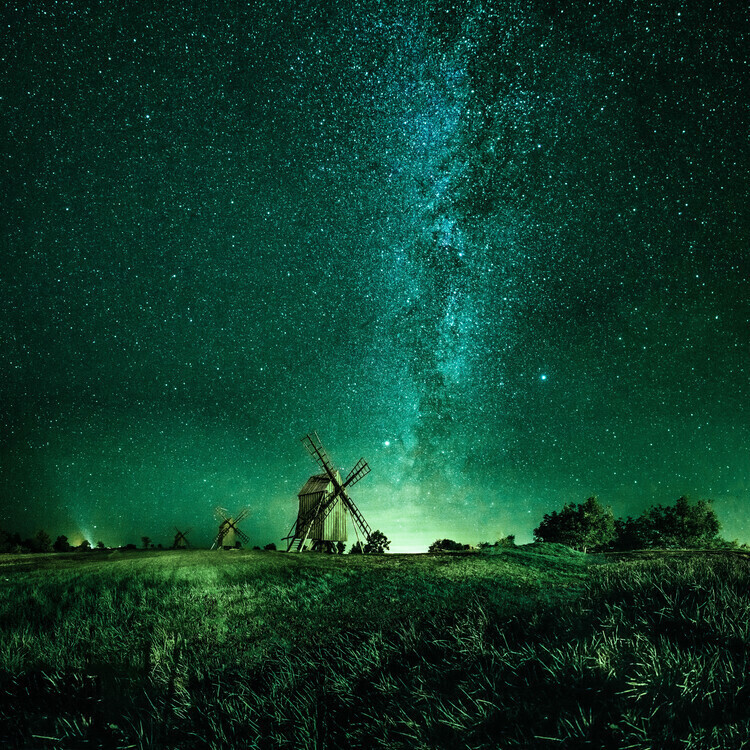 Jorgen Tannerstedt Plakát, Obraz - Galaxy Rising, Jorgen Tannerstedt, 40 × 40 cm