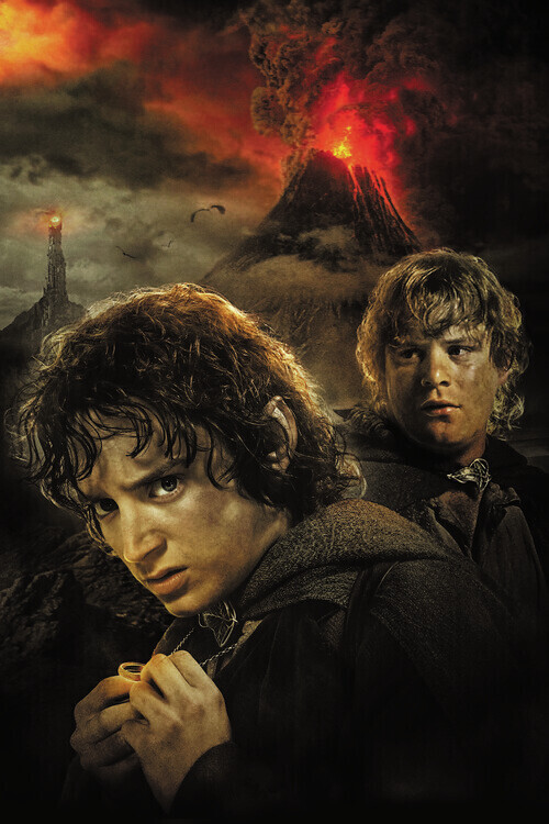 Europosters Plakát, Obraz - Pán prstenů - Sam a Frodo, 26.7 × 40 cm