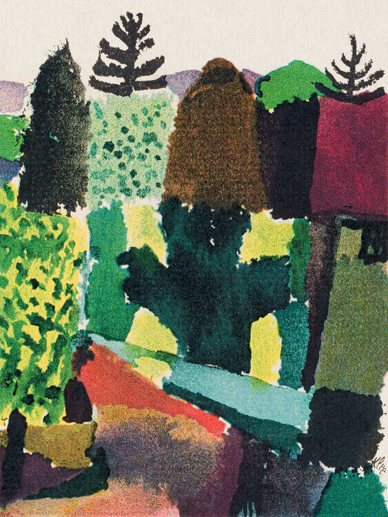 Paul Klee Plakát, Obraz - The Park, Paul Klee, 30 × 40 cm