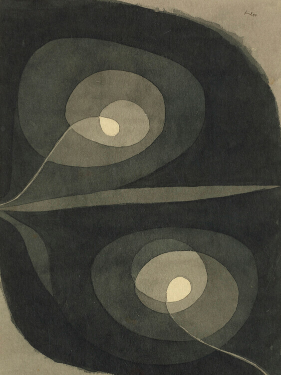 Paul Klee Plakát, Obraz - Spiral Screw Flowers, Paul Klee, 30 × 40 cm