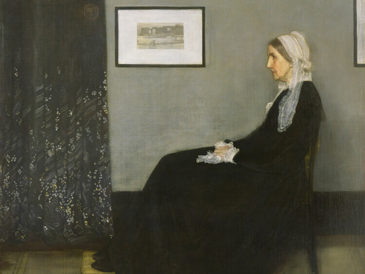 James McNeill Whistler Plakát, Obraz - Arrangement in Grey and Black No.1, James McNeill Whistler, 40 × 30 cm