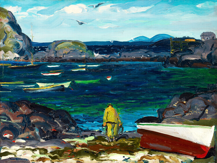 George Wesley Bellows Plakát, Obraz - The Harbour, George Wesley Bellows, 40 × 30 cm