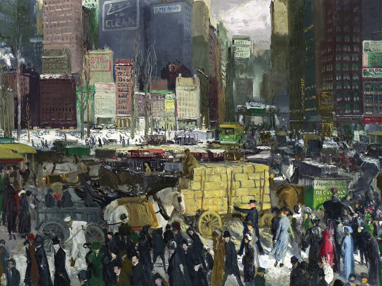George Wesley Bellows Plakát, Obraz - New York City, George Wesley Bellows, 40 × 30 cm