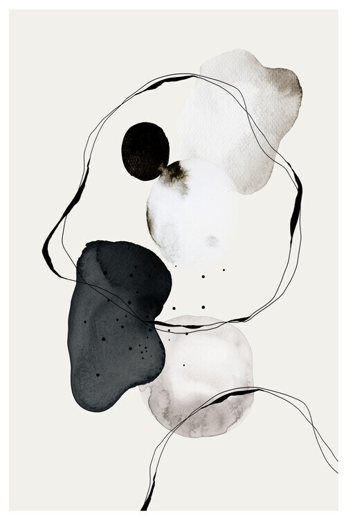 THE MIUUS STUDIO Plakát, Obraz - Abstract World no1., THE MIUUS STUDIO, 26.7 × 40 cm