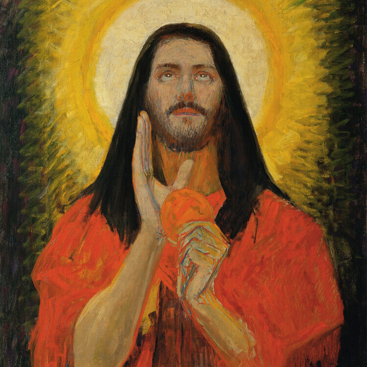 Max Kurzweil Plakát, Obraz - Jesus Christ, Max Kurzweil, 40 × 40 cm