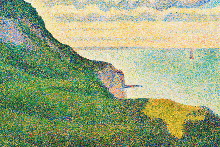 George Seurat Plakát, Obraz - Port en Bessin, Normandy, George Seurat, 40 × 26.7 cm