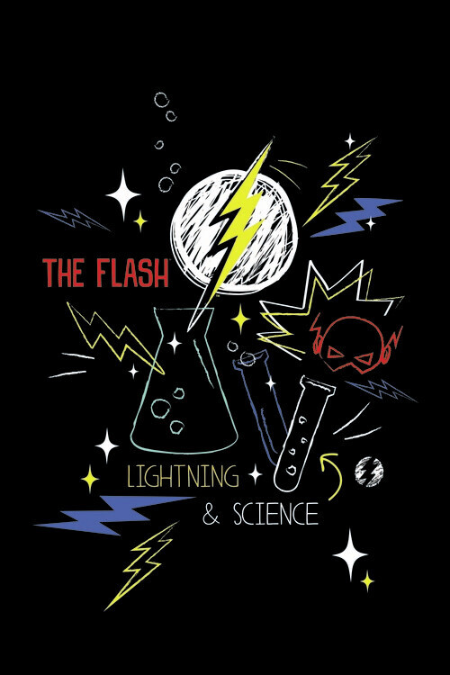 Europosters Plakát, Obraz - Flash - Lightning & Science, 26.7 × 40 cm
