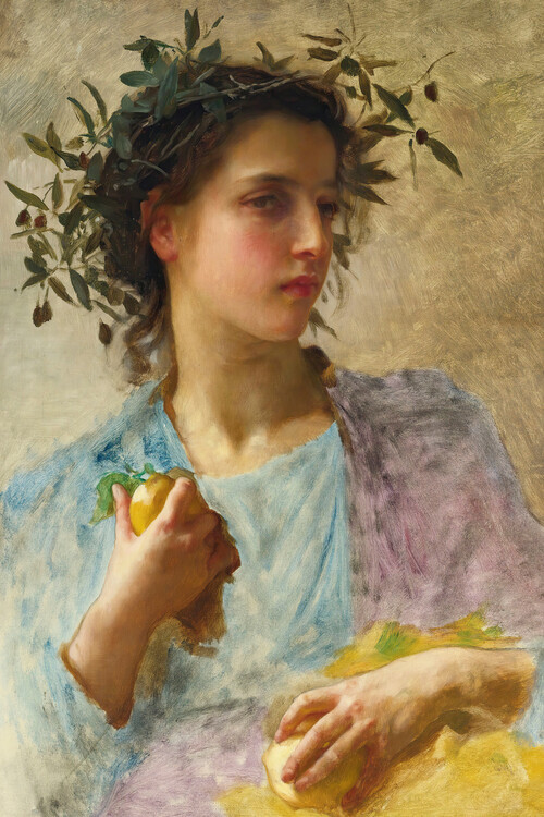 William Bouguereau Plakát, Obraz - Summer, William Bouguereau, 26.7 × 40 cm