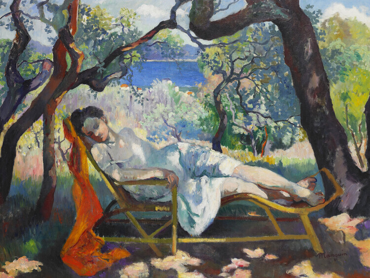 Henri Manguin Plakát, Obraz - The Siesta, Henri Manguin, 40 × 30 cm