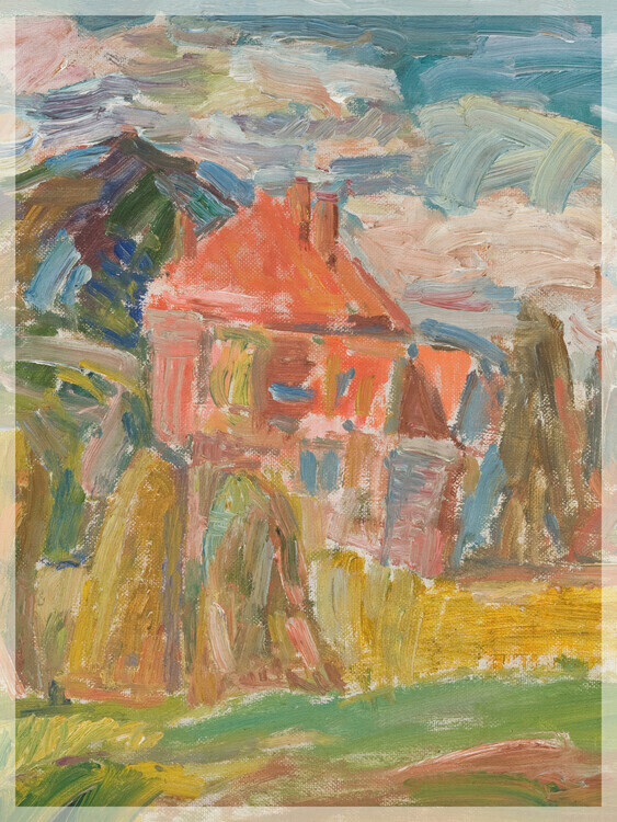 Europosters Plakát, Obraz - The Red House - Sasza Blonder, 30 × 40 cm