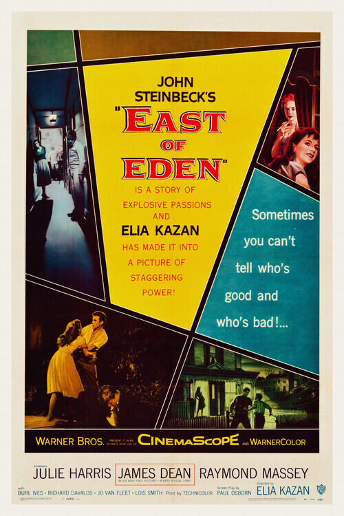 Europosters Plakát, Obraz - East of Eden / James Dean, 26.7 × 40 cm