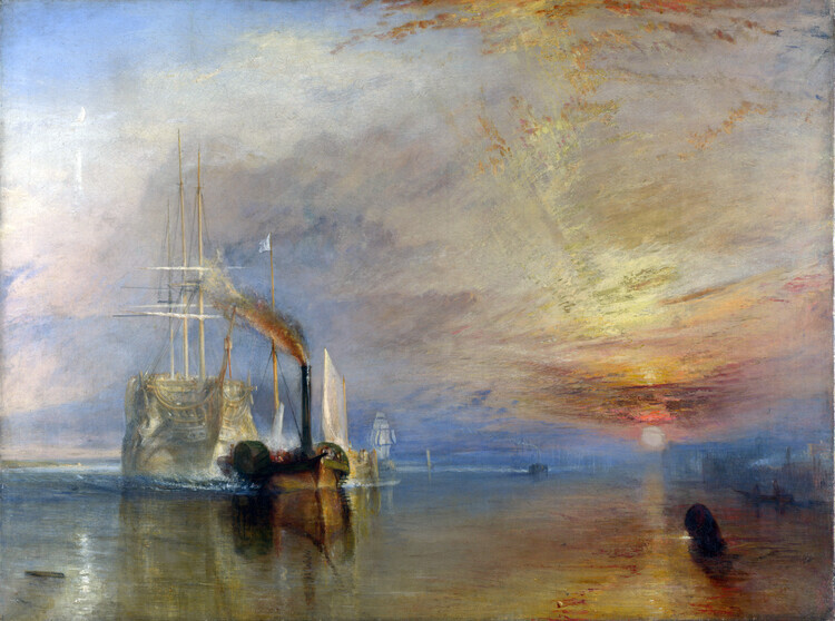 William Turner Plakát, Obraz - The Fighting Temeraire, 1839, William Turner, 40 × 30 cm