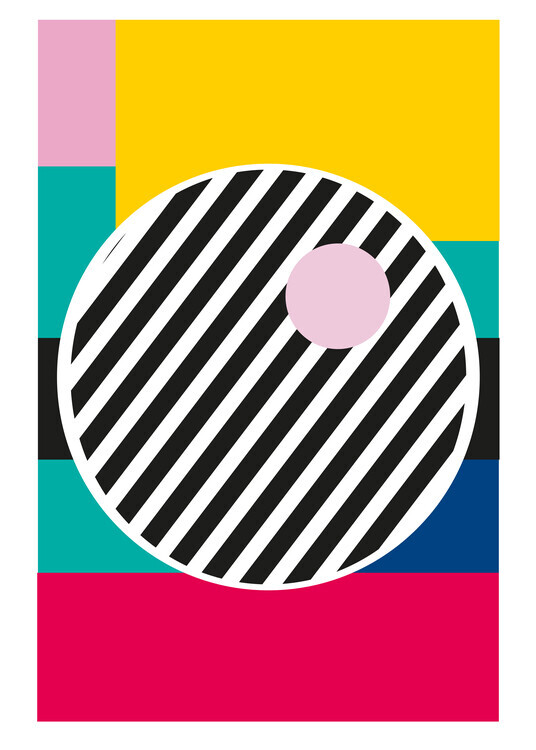 SERGIO ORTIZ Plakát, Obraz - LINE, SERGIO ORTIZ, 30 × 40 cm